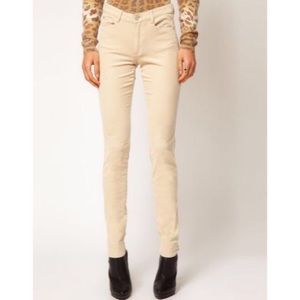 Cheap Monday Cream Skinny Jeans
